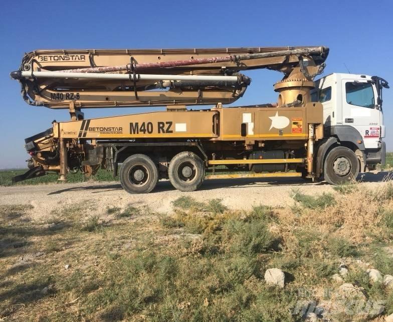 Betonstar 40M-5RZ Lastbilar med betongpump