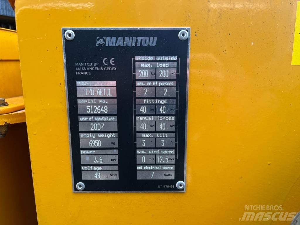 Manitou 170AETJ Bomliftar