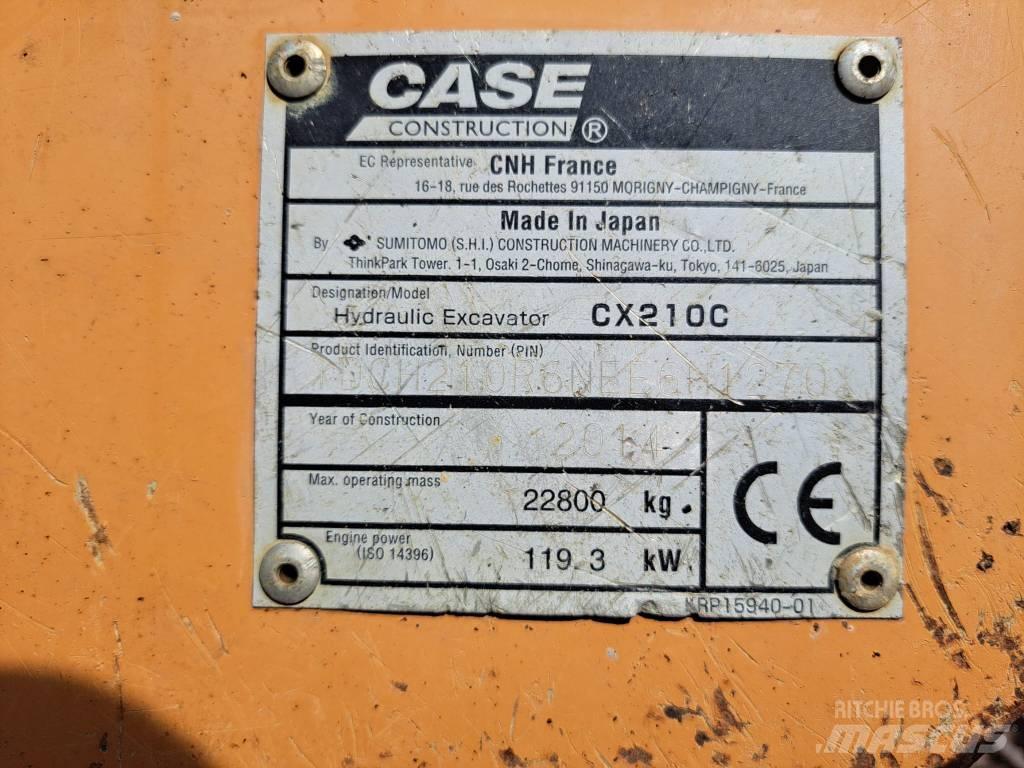 CASE CX 210 C Bandgrävare