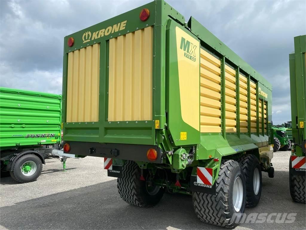 Krone MX 370 GD Hackvagn / Självlastarvagn