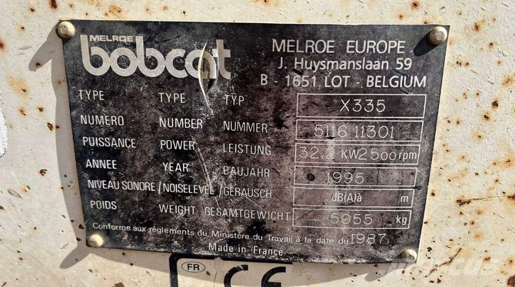 Bobcat X335 Minigrävare < 7t