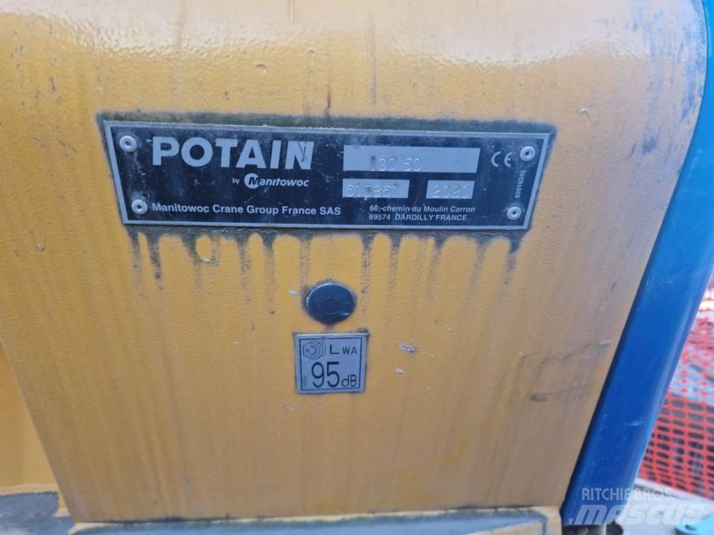 Potain IGO 50 Självstående kranar