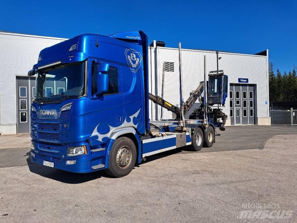Scania R580B6X4NB Timmerbilar