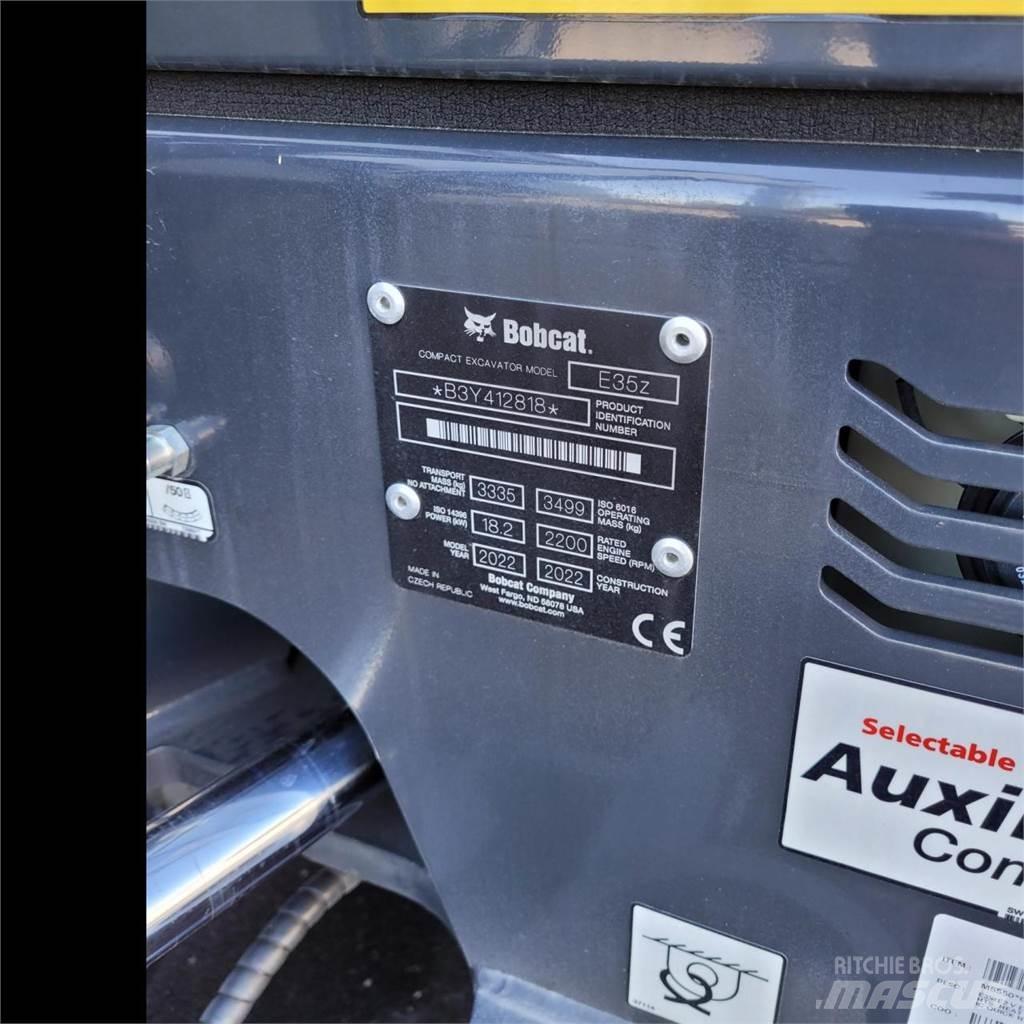 Bobcat E 35z Minigrävare < 7t