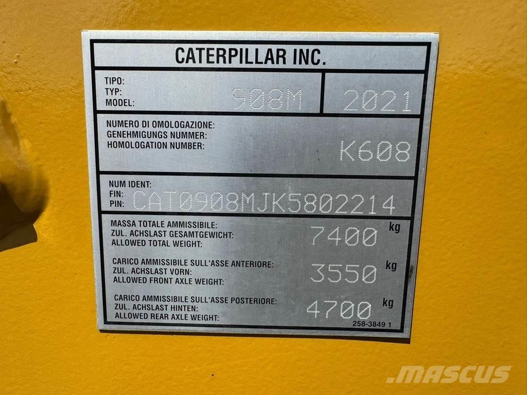 CAT 908M CE + EPA Hjullastare