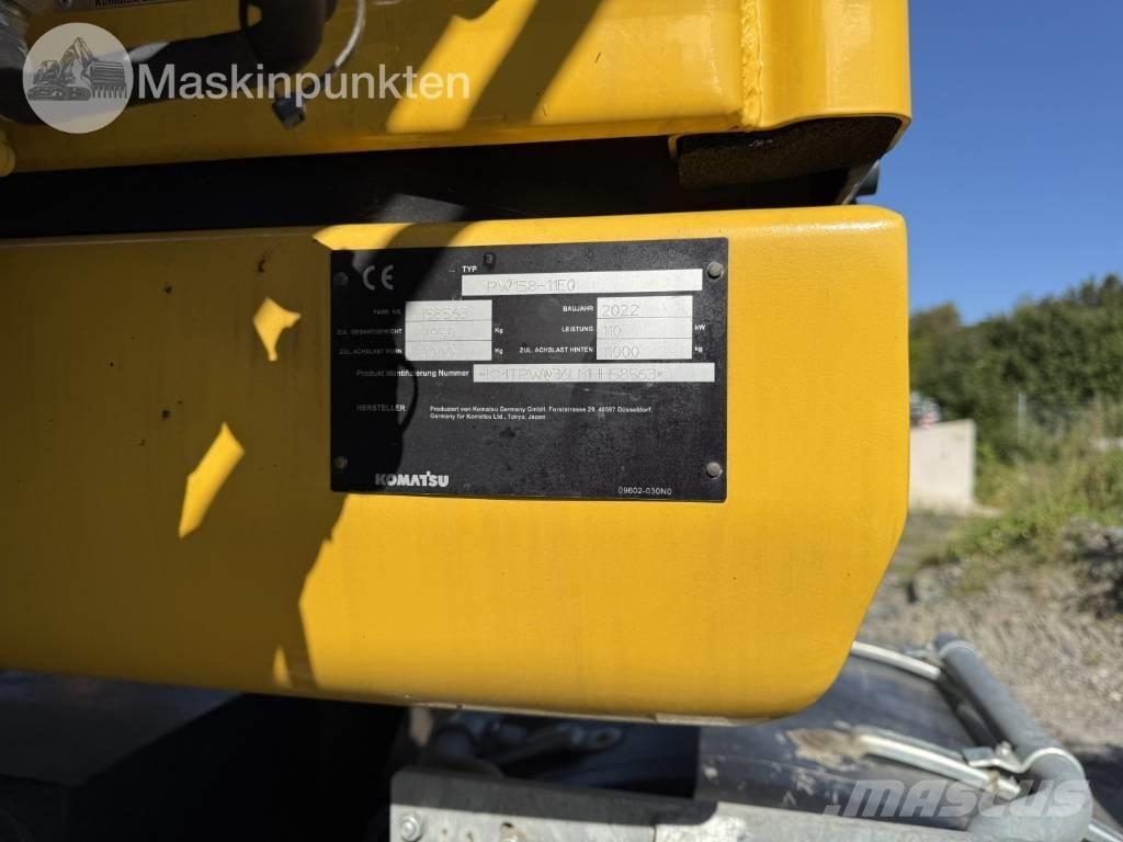Komatsu PW 158 Hjulgrävare