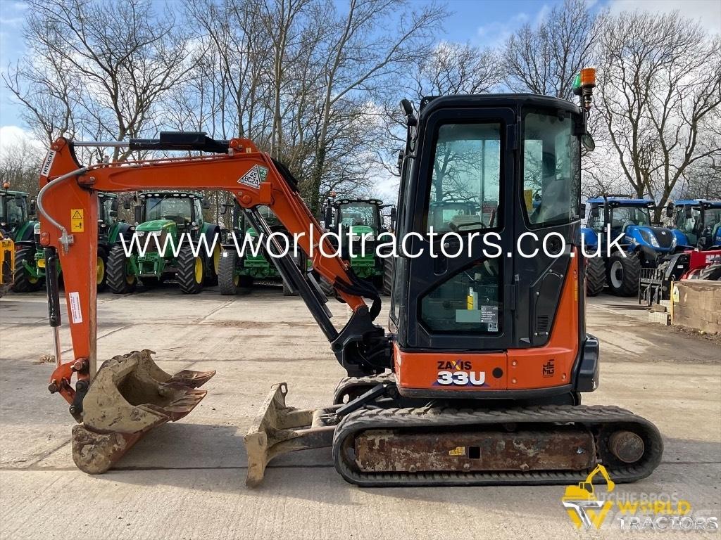 Hitachi ZX 33 U Minigrävare < 7t