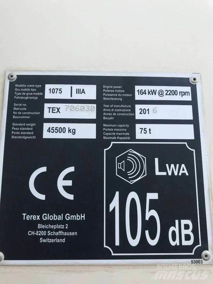 Terex 1075 Terrängkranar (Grov terräng)