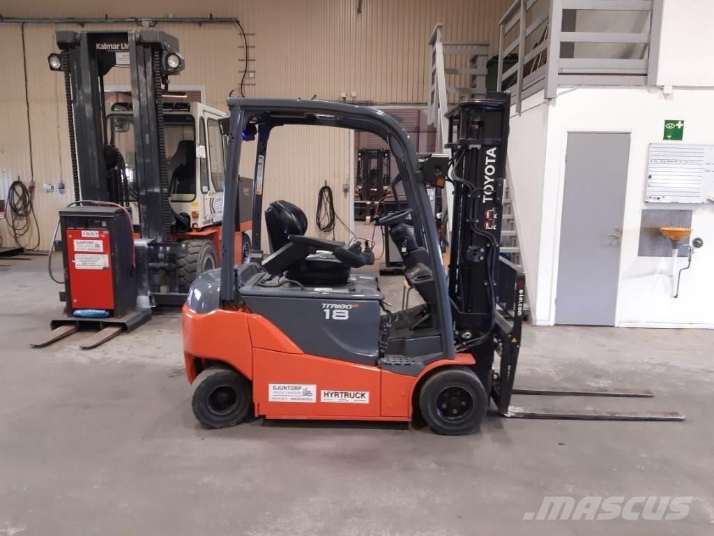 Toyota 8FBMT18 Elmotviktstruckar