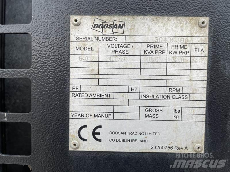 Doosan G 40 Dieselgeneratorer