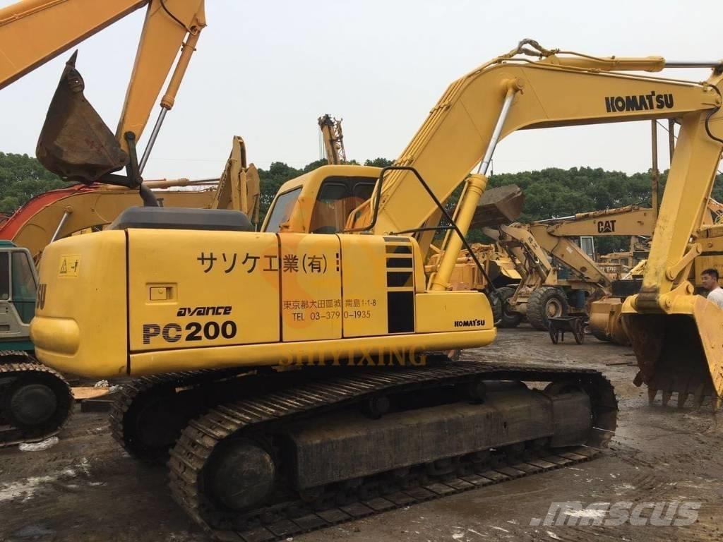 Komatsu PC 200 Bandgrävare