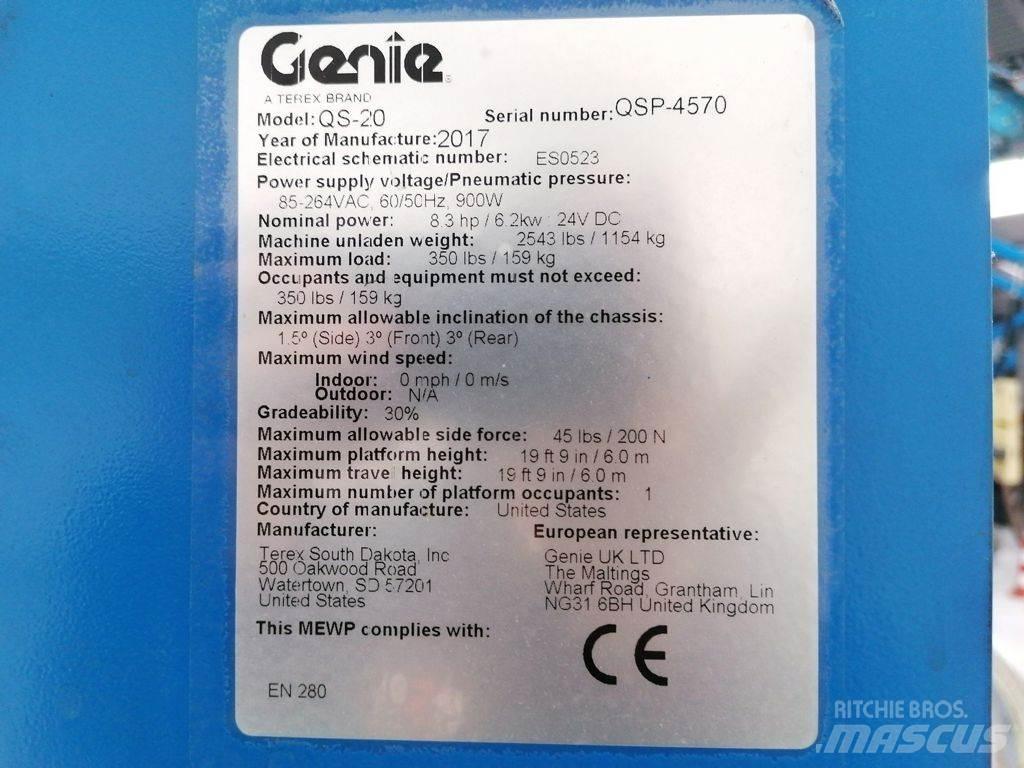 Genie QS-20 Teleskop bomliftar