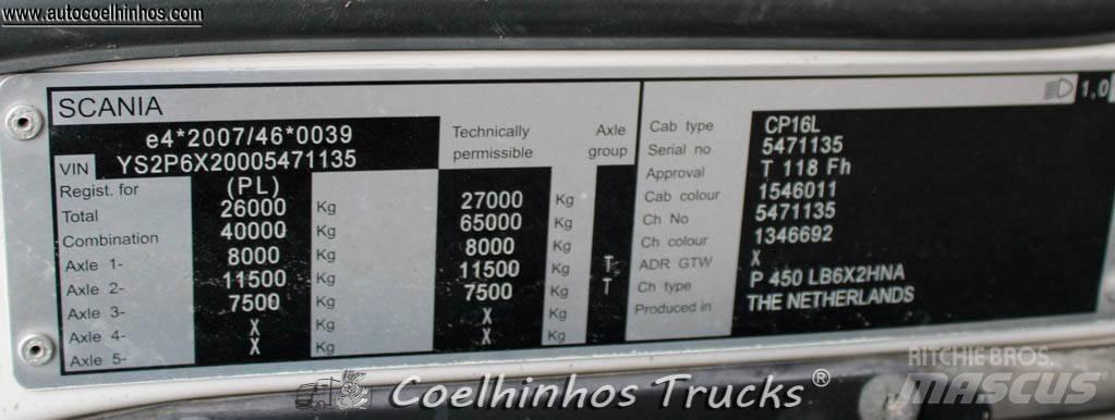 Scania P 450 Växelflak-/Containerbilar