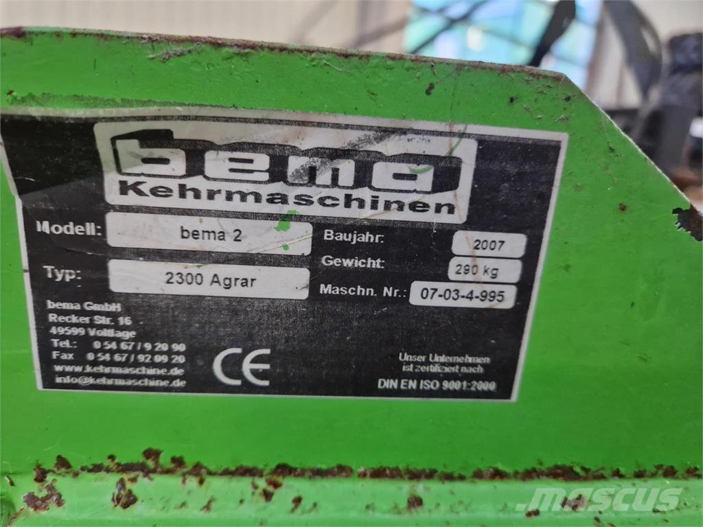 Bema 2300 Agrar Sopmaskiner