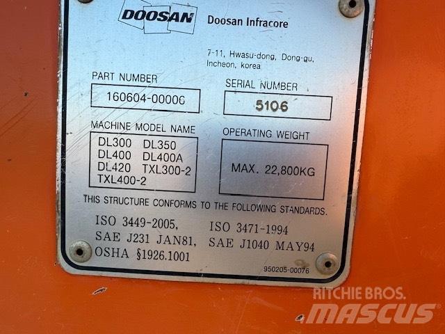 Doosan DL 420-3 CAB Hytter och interiör