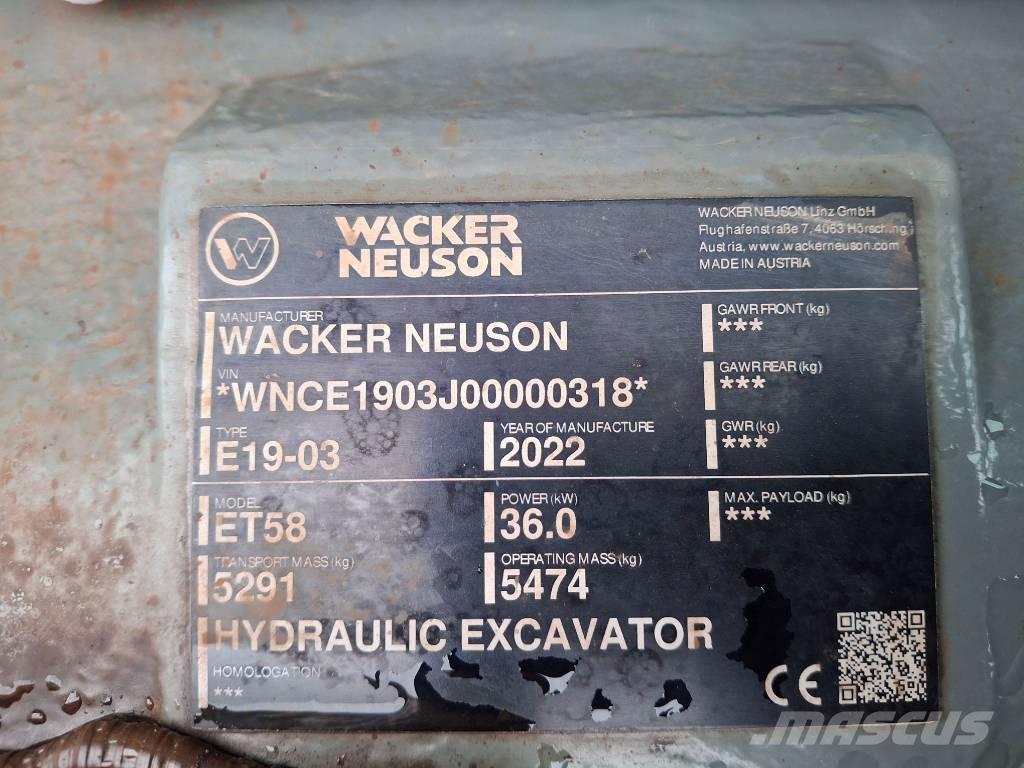Wacker Neuson ET58 Bandgrävare