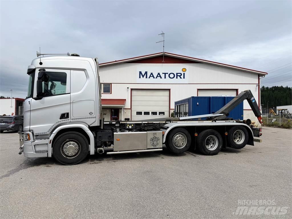 Scania R520 8x2 Lastväxlare/Krokbilar
