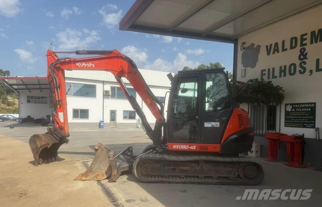 Kubota KX 080-4 Midigrävmaskiner 7t - 12t