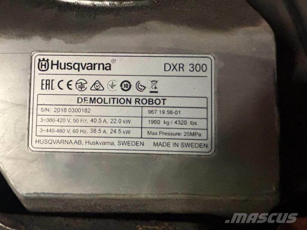 Husqvarna DXR 300 Rivningsgrävare