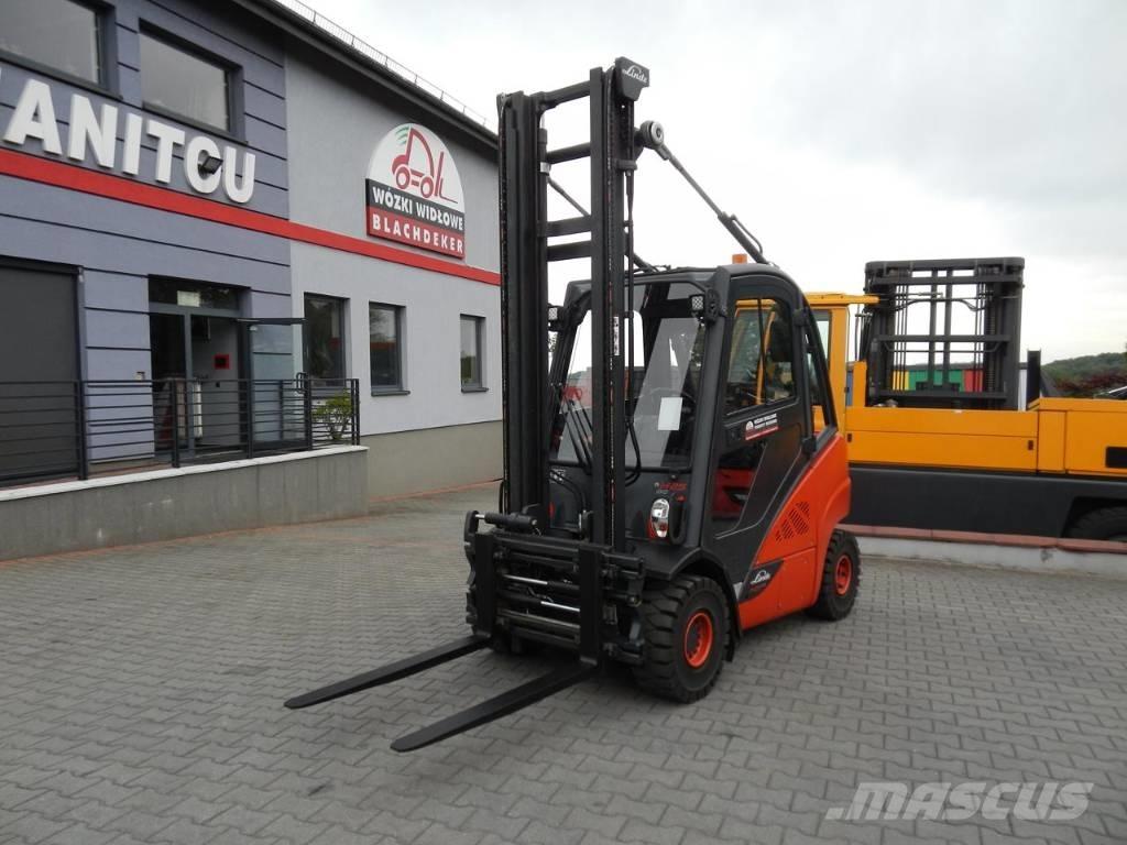 Linde H25T-02 Gasolmotviktstruckar