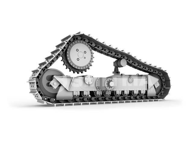 CAT D6R Band, kedjor och underreden