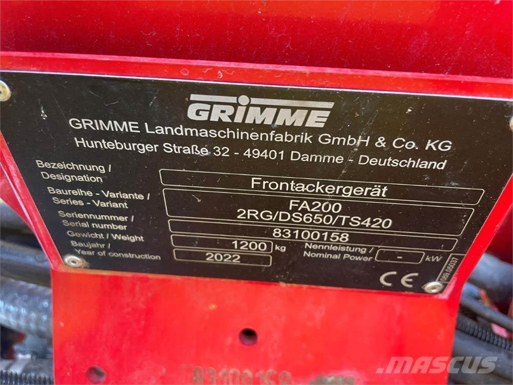 Grimme FA 200 Potatisodlingsutrustning - Övrigt