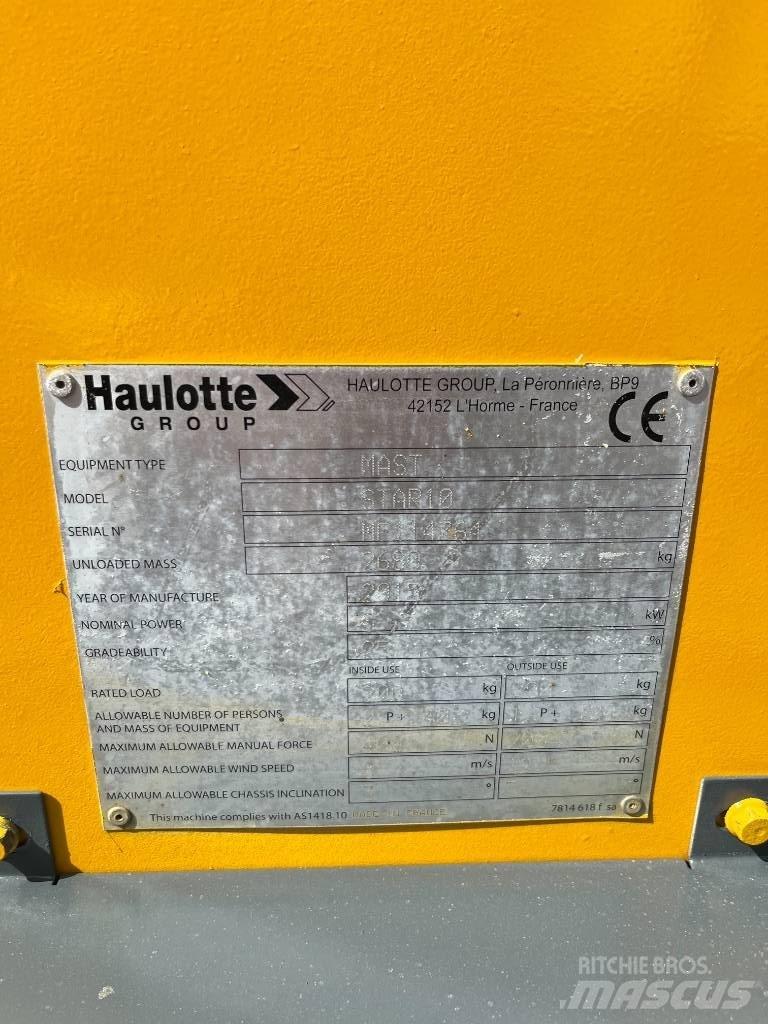 Haulotte Star-10AC Teleskop bomliftar