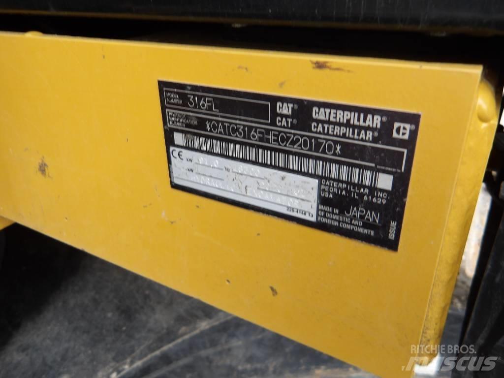 CAT 316 F Bandgrävare
