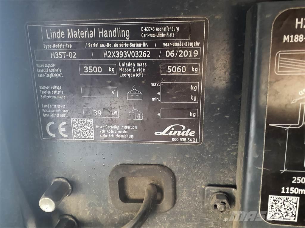 Linde H35T Gasolmotviktstruckar