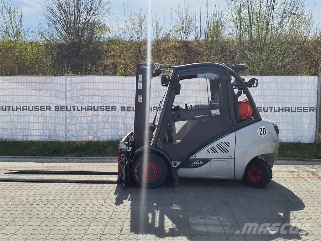 Linde H35T Gasolmotviktstruckar