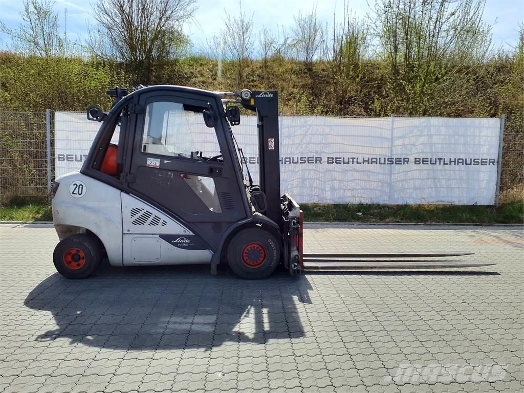 Linde H35T Gasolmotviktstruckar