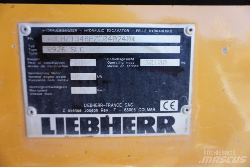 Liebherr R 926 SLC Bandgrävare