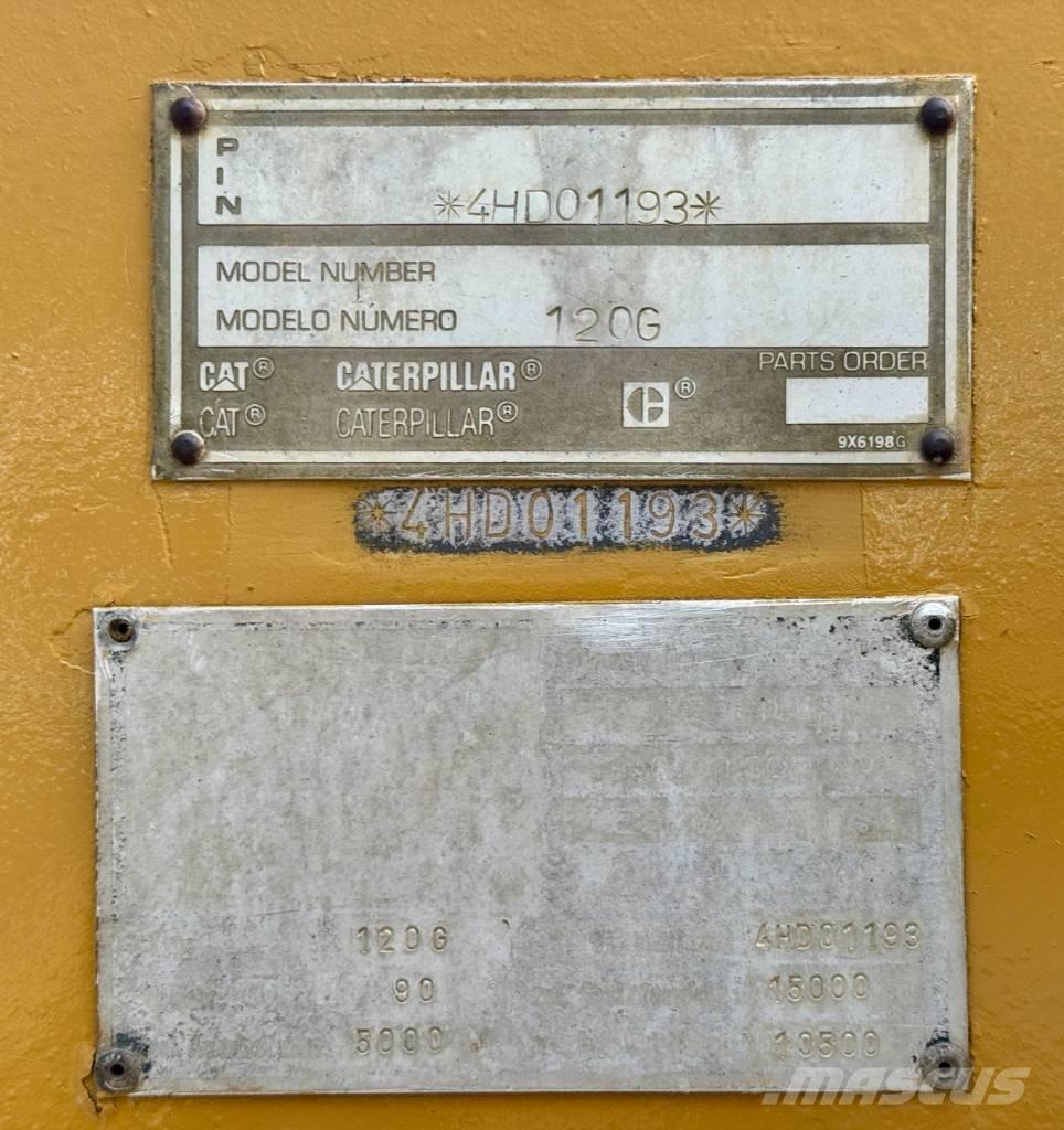 CAT 120 G Väghyvlar