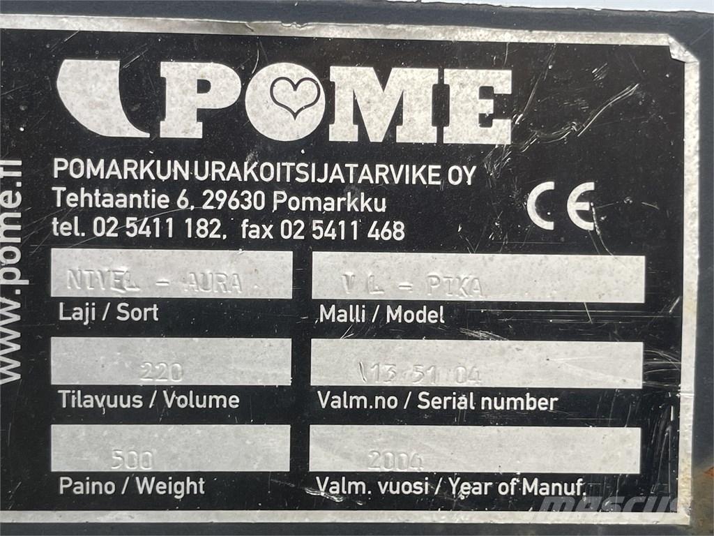 Pome 220 Nivelaura Snöblad och plogar