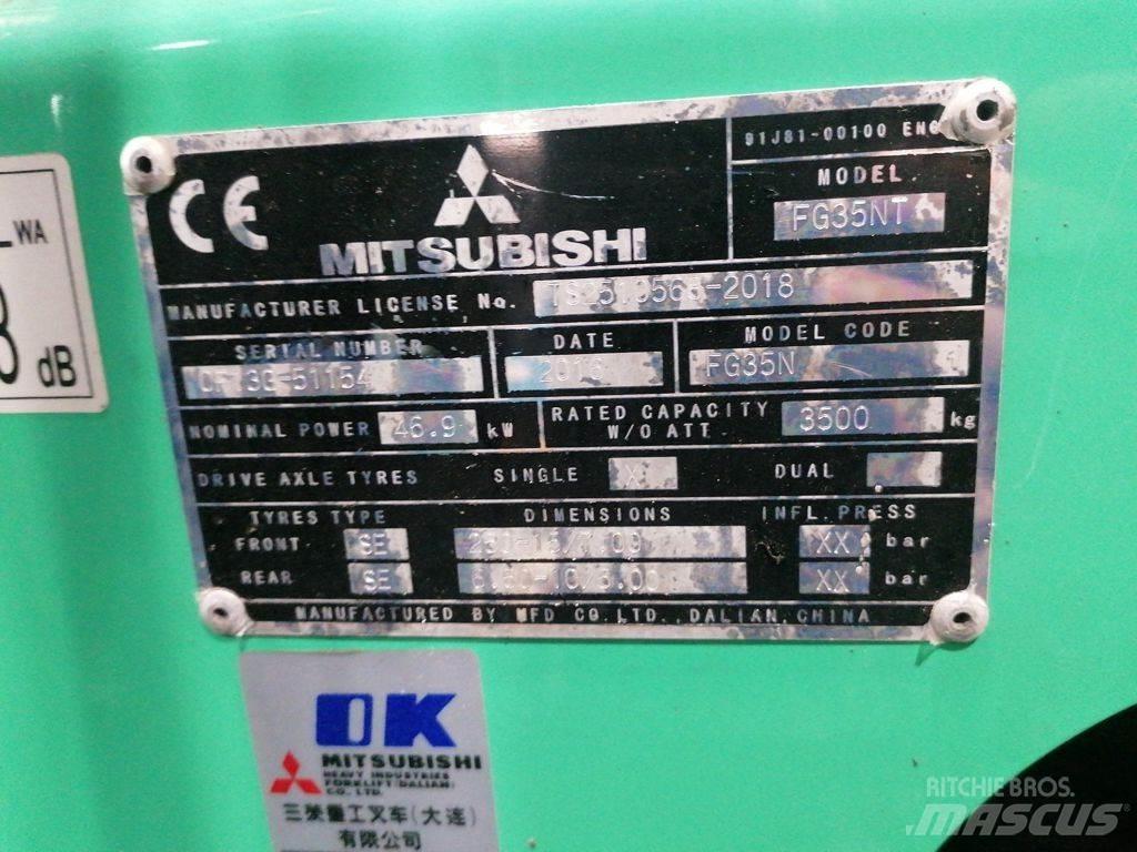 Mitsubishi FG35NT Gasolmotviktstruckar