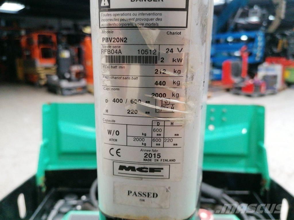Mitsubishi PBV20N2 Låglyftare utan plattform