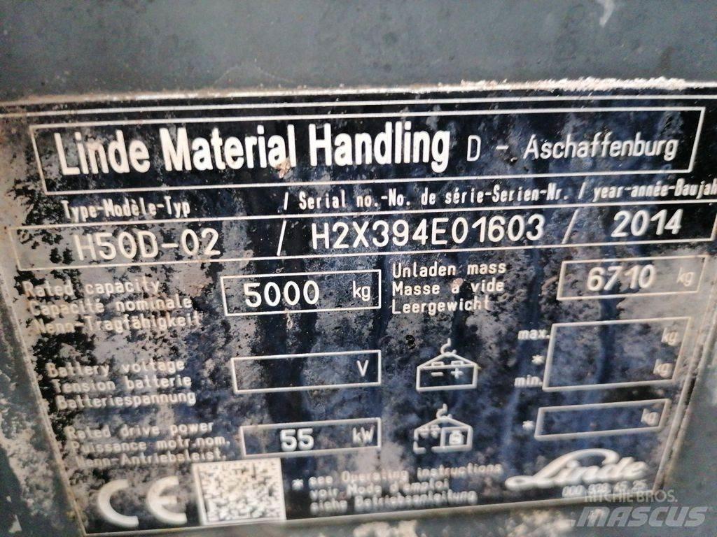 Linde H50D-02 Dieselmotviktstruckar