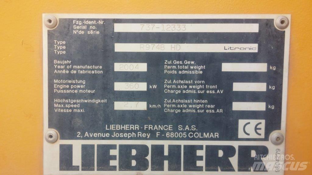 Liebherr R 974 B HD Bandgrävare