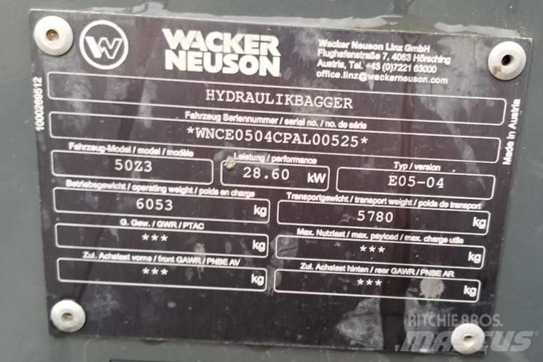 Wacker Neuson 50Z3 Bandgrävare