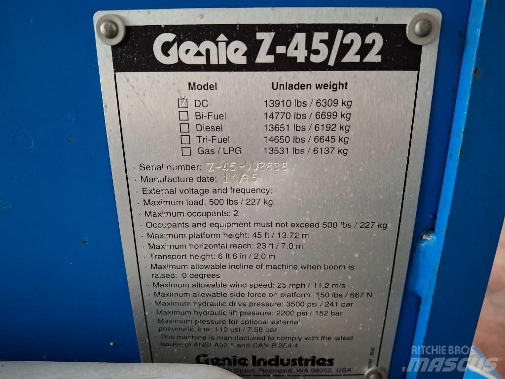 Genie Z 45/22 BOOM Bomliftar