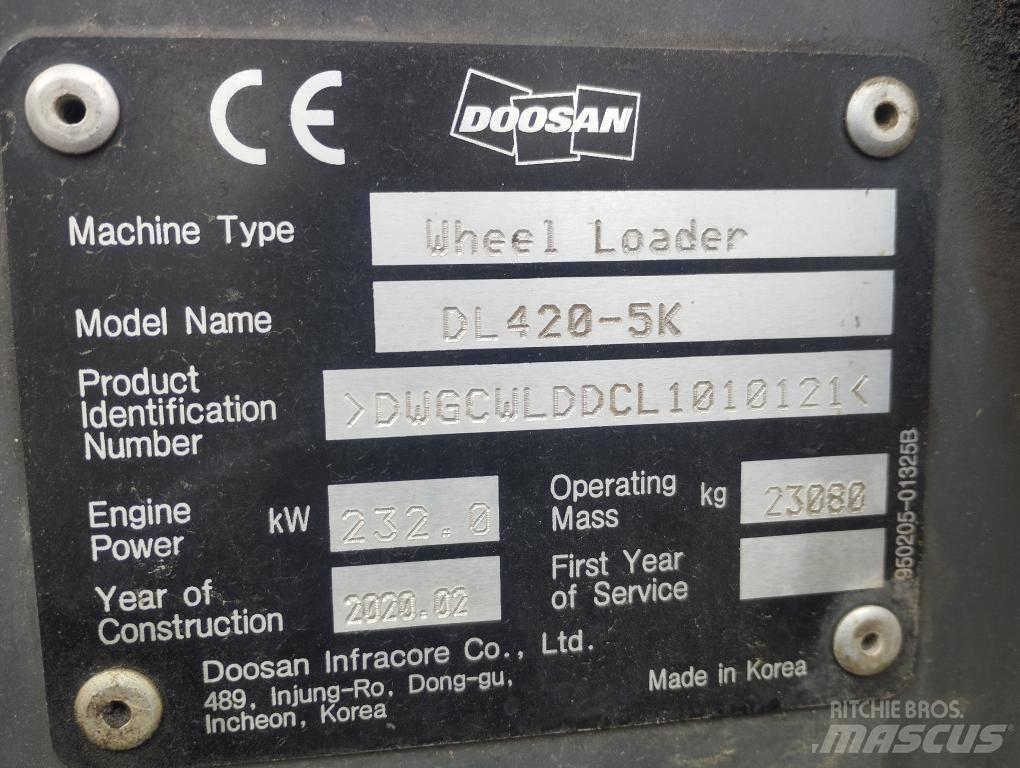 Doosan DL 420-5 Hjullastare