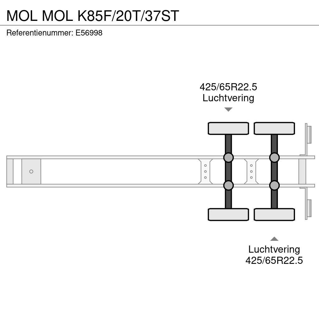 MOL K85F/20T/37ST Tipptrailer