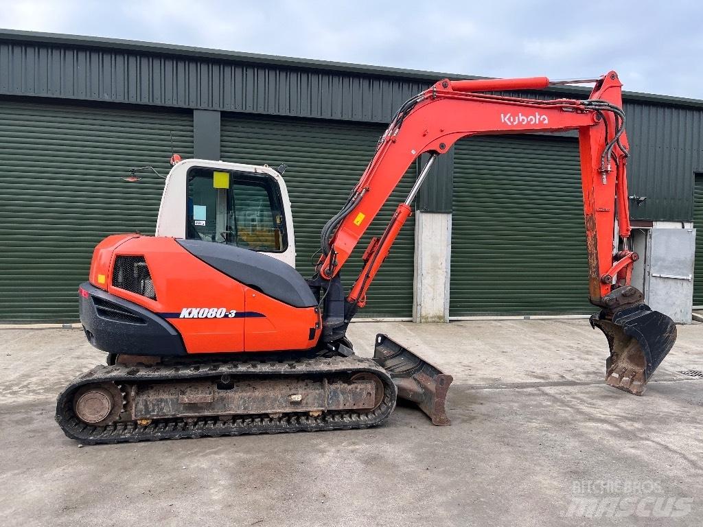 Kubota KX 080-3 Minigrävare < 7t