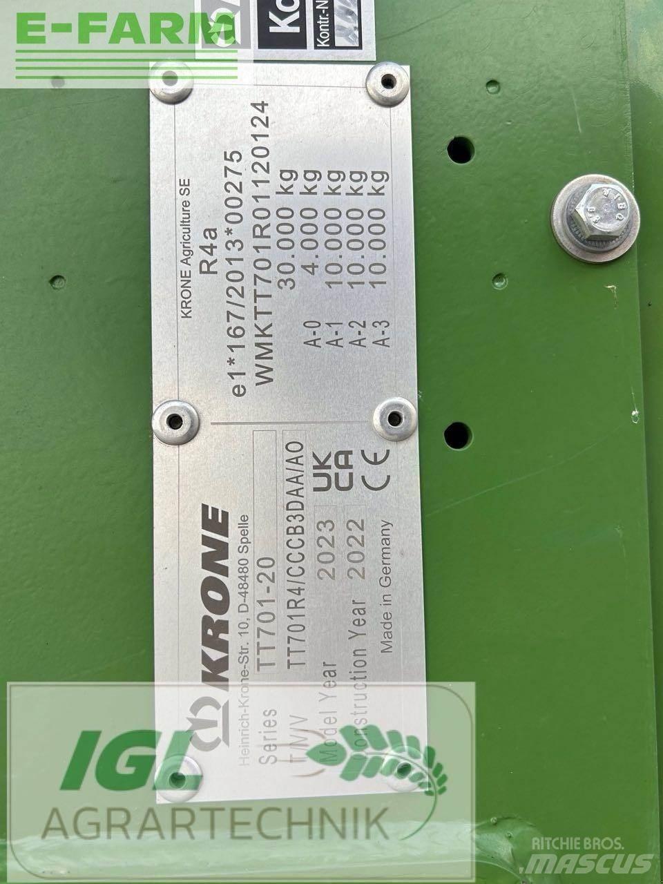 Krone tx 560 Spannmålsvagnar