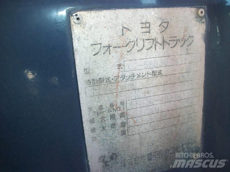 Toyota 5 FD 30 Dieselmotviktstruckar