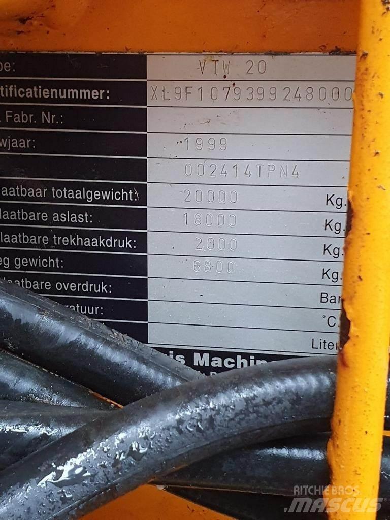 Veenhuis VTW 20 Fast- och kletgödselspridare