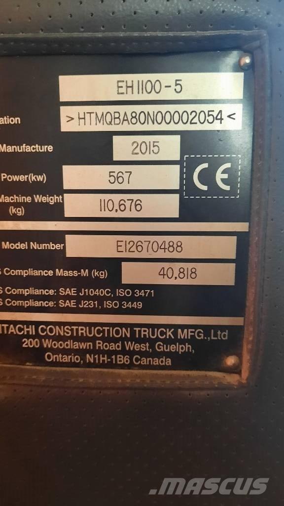 Hitachi EH 1100-5 Gruvtruck