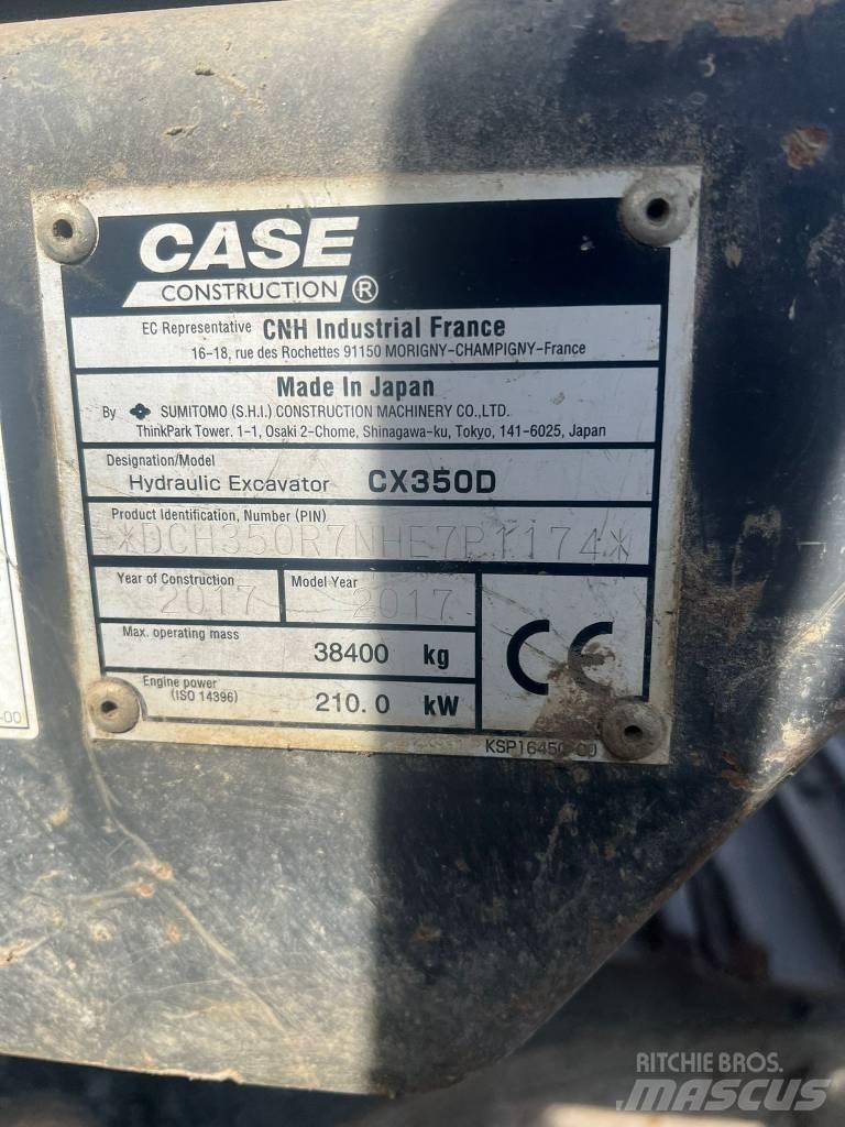 CASE CX 350 D Bandgrävare