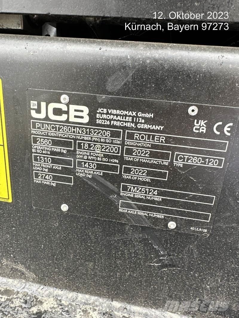 JCB CT260-120 Vältar