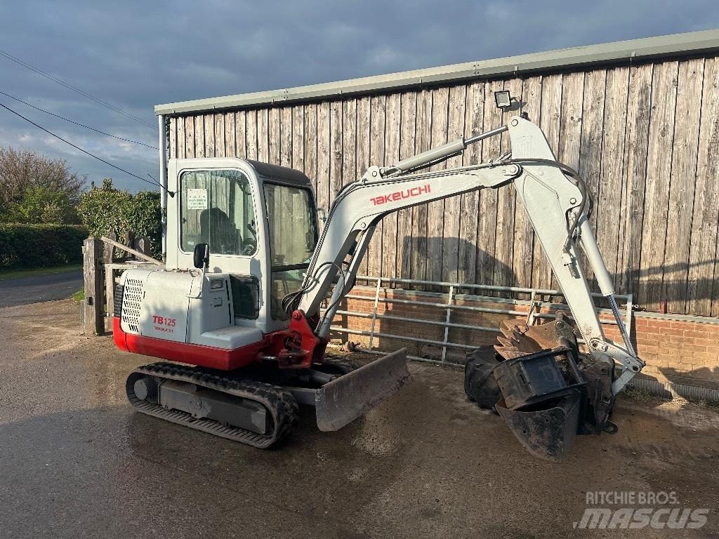 Takeuchi TB 125 Minigrävare < 7t
